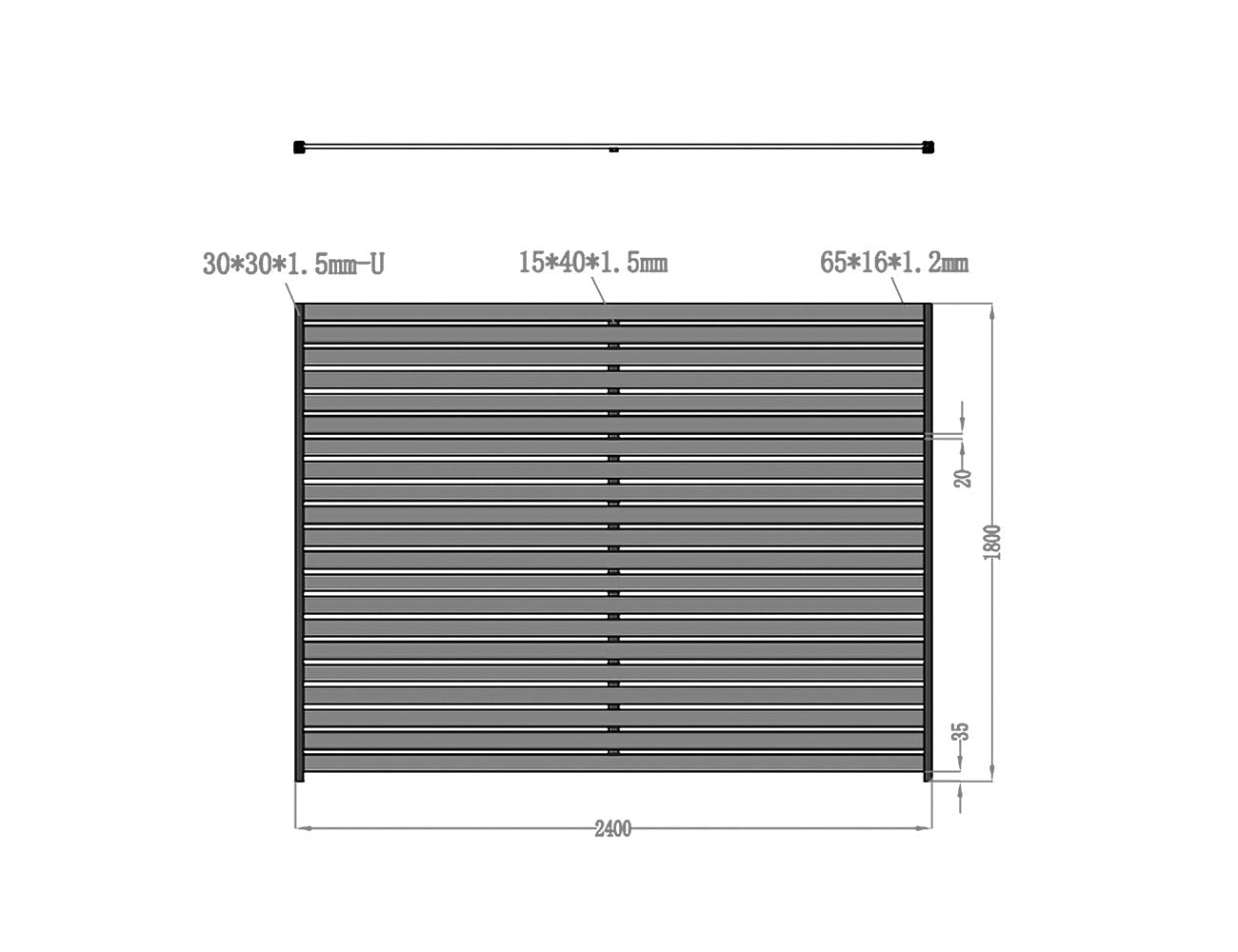 GC Aluminium Fencing System