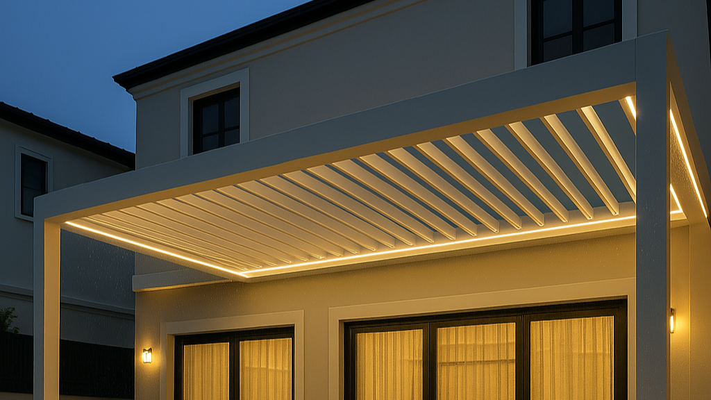 Freestanding Motorised Louvre Roof | Durable & Waterproof | HomeX